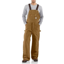 Carhartt - Duck Zip-to-Thigh Bib Overall Quilt Lined