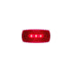 Optronics Surface Mount LED Marker/ Clearance Light with Reflex, Black Base, Red Lens
