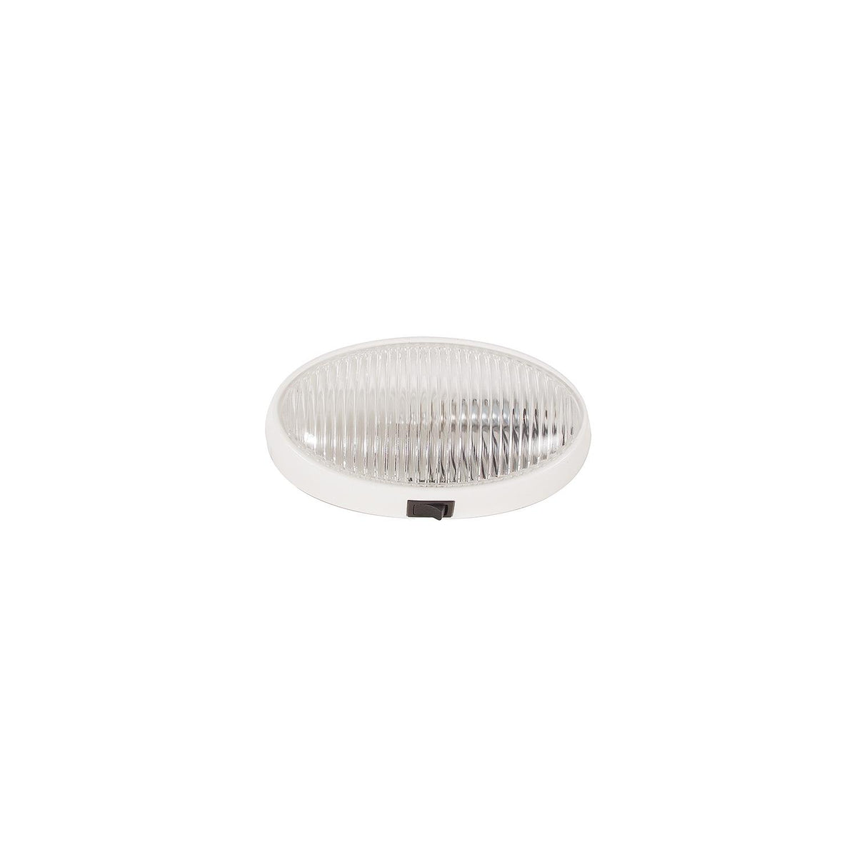 Optronics Oval Porch/ Utility Lights, White with Switch