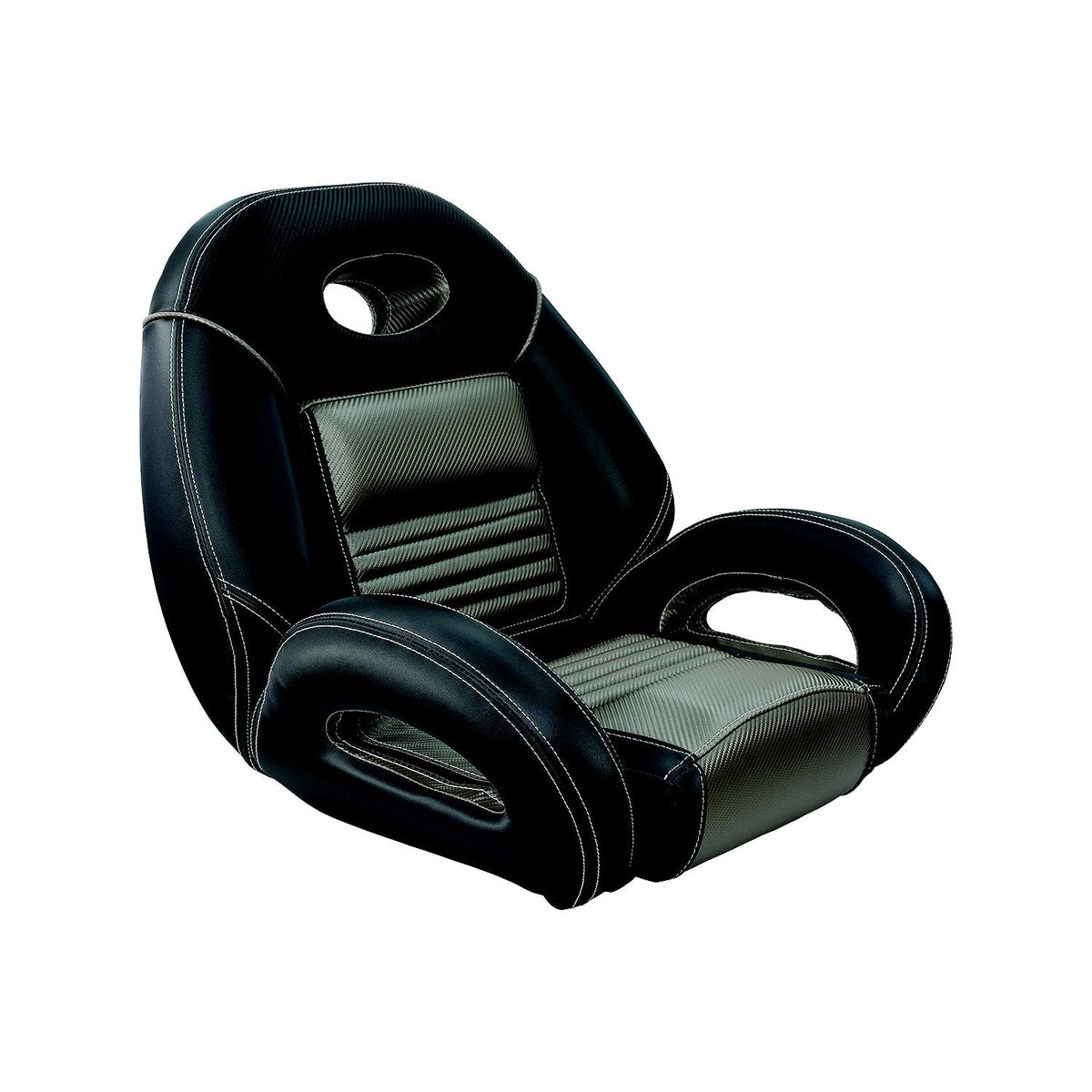 Springfield Marine Pro Fishing Speed Seat, Charcoal/Black/Med. Gray
