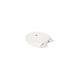 Camco 41727 Replacement Lid and Seat for Premium Ceramic RV Toilet 41715, Bone