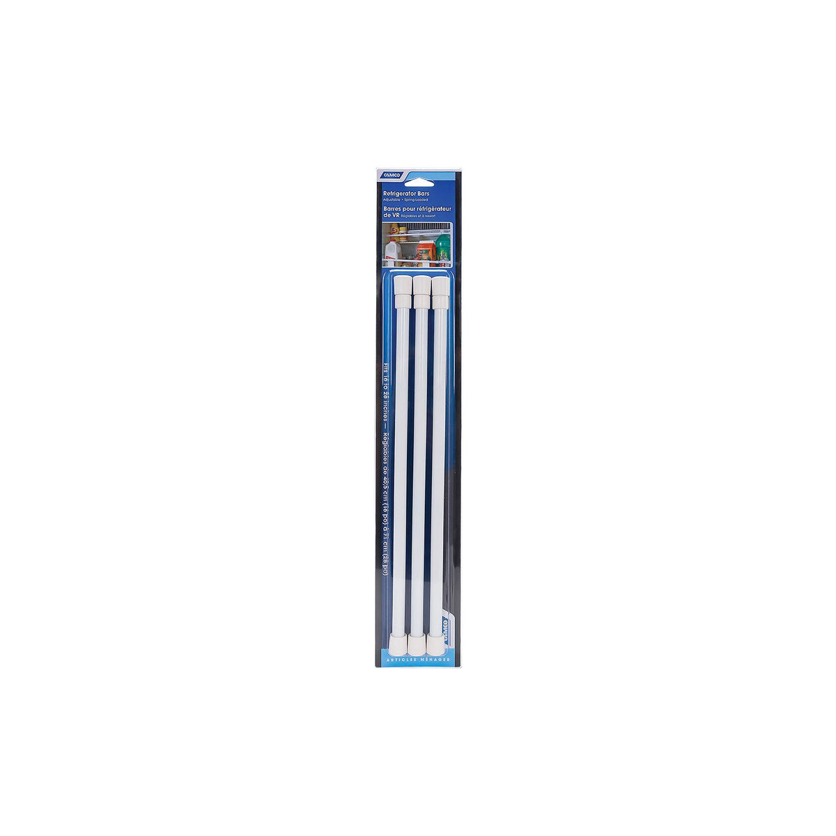 Camco Refrigerator Bars, White (3/Pack)