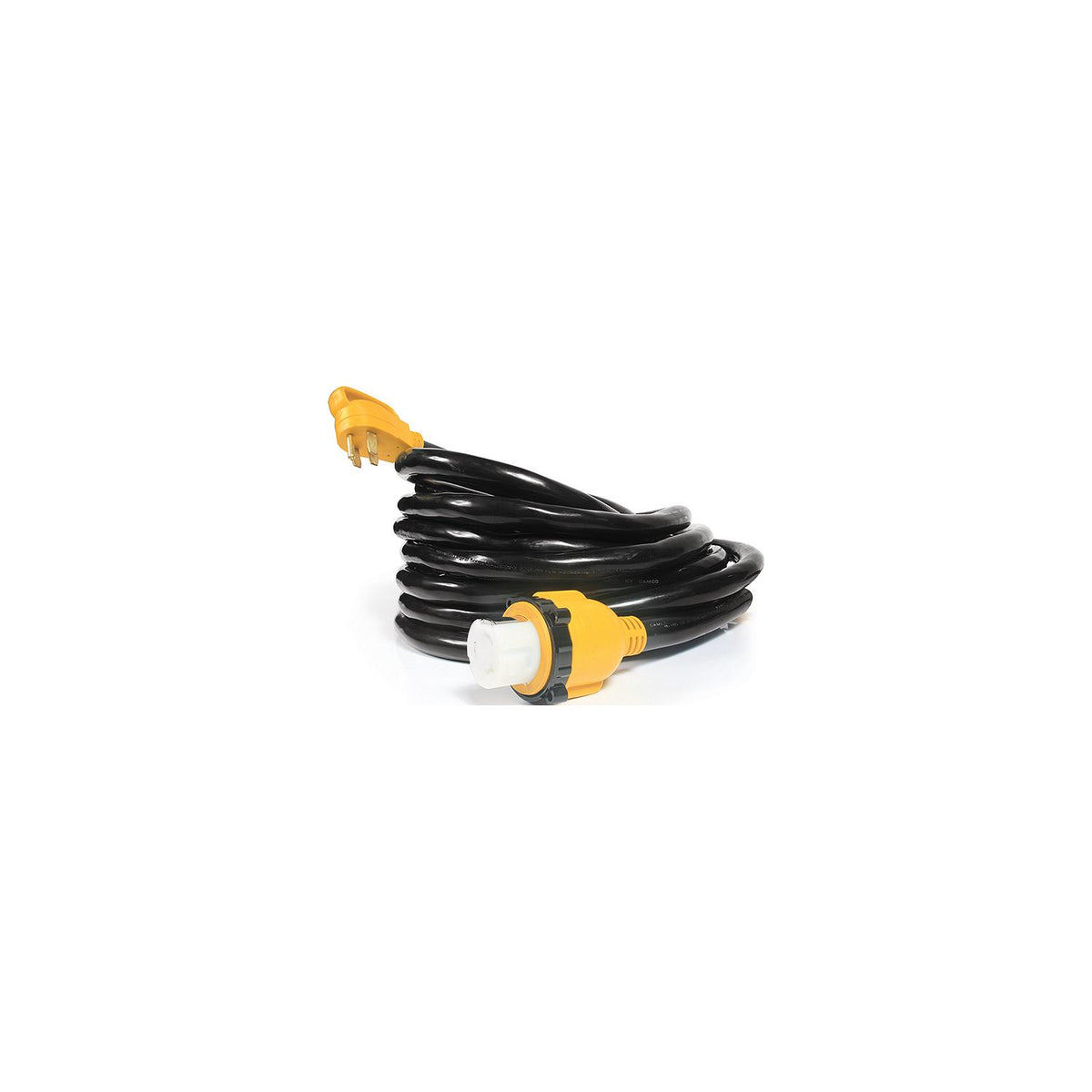 Camco PowerGrip Locking Adapter, 50A Fem Lockin/50A Male Std Powergrip, 25'