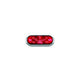 Anderson Marine LED Oval Stop Turn & Tail Light Red With Chrome Bezel