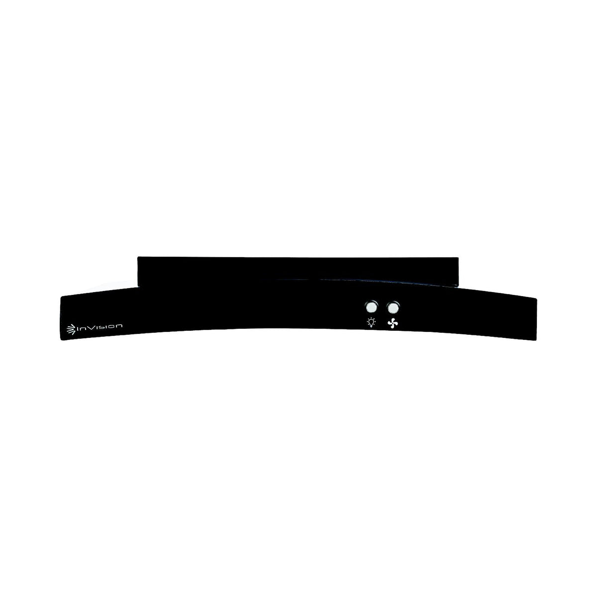 InVision Dicor Range Hood, Black Ventless