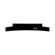 InVision Dicor Range Hood, Black Ventless