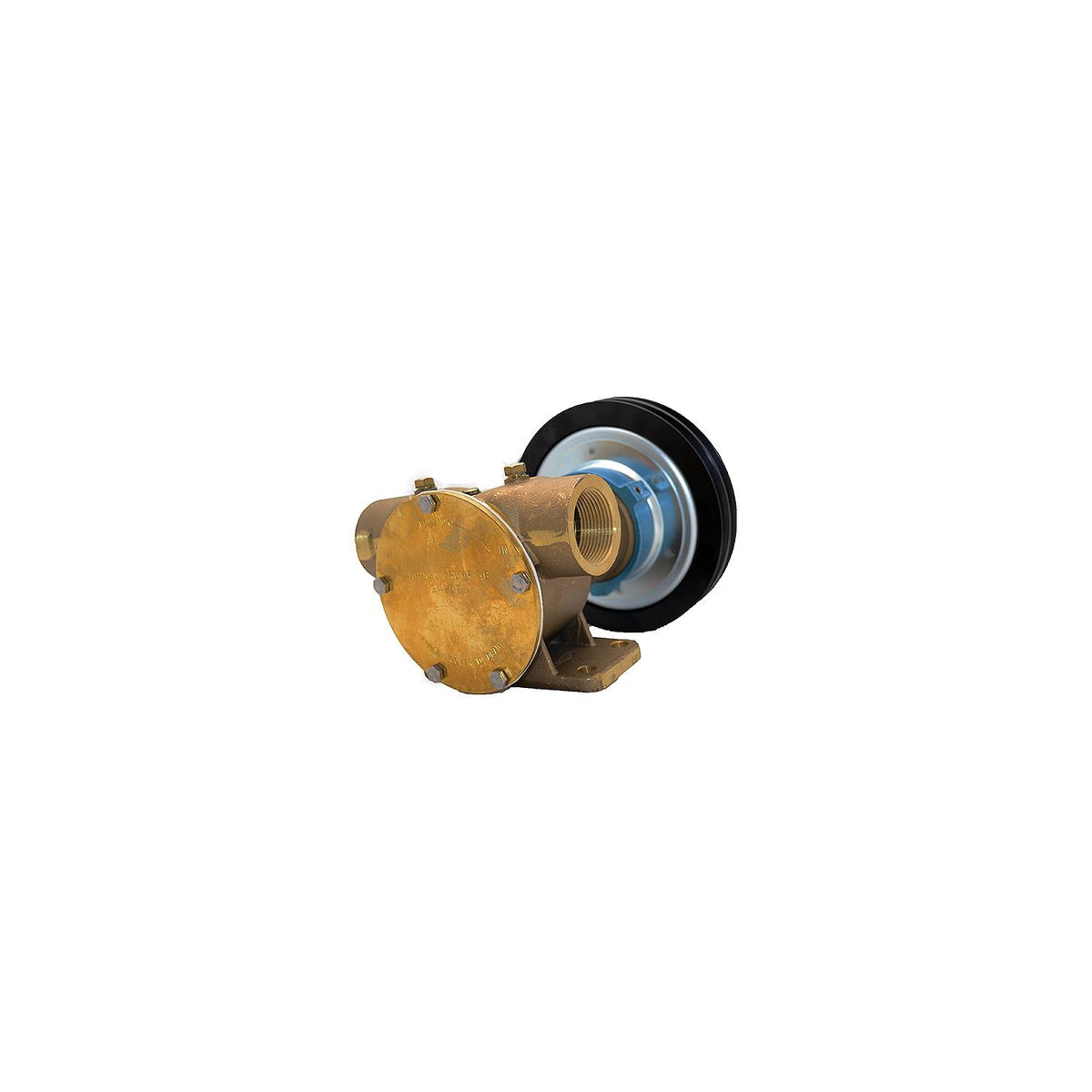 Johnson Pump F8B-5 1-1/4" NPT Electric Clutch Pump,12 V,2xA Pulley