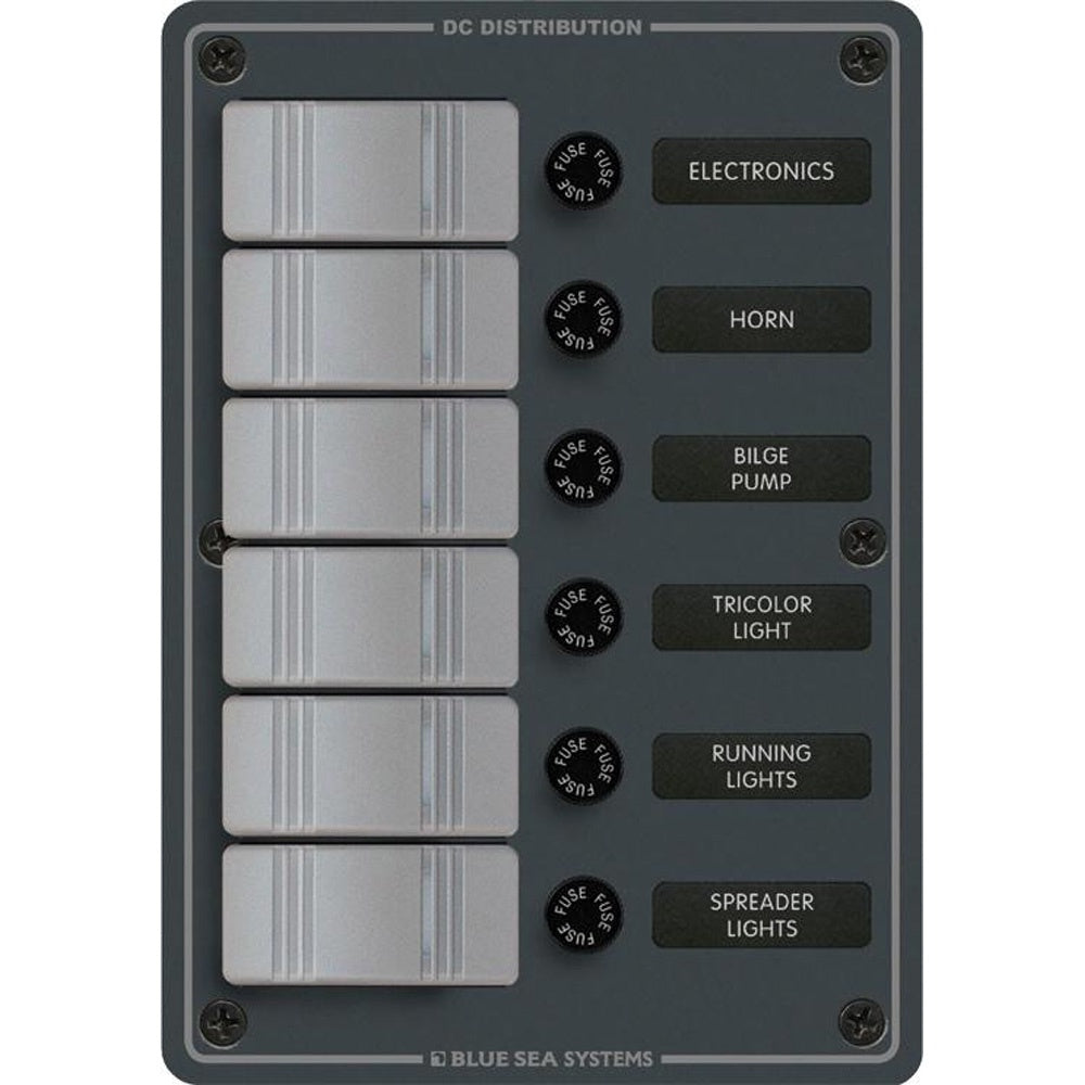 Blue Sea Dc Circuit Verticle Contra Switch Pannel