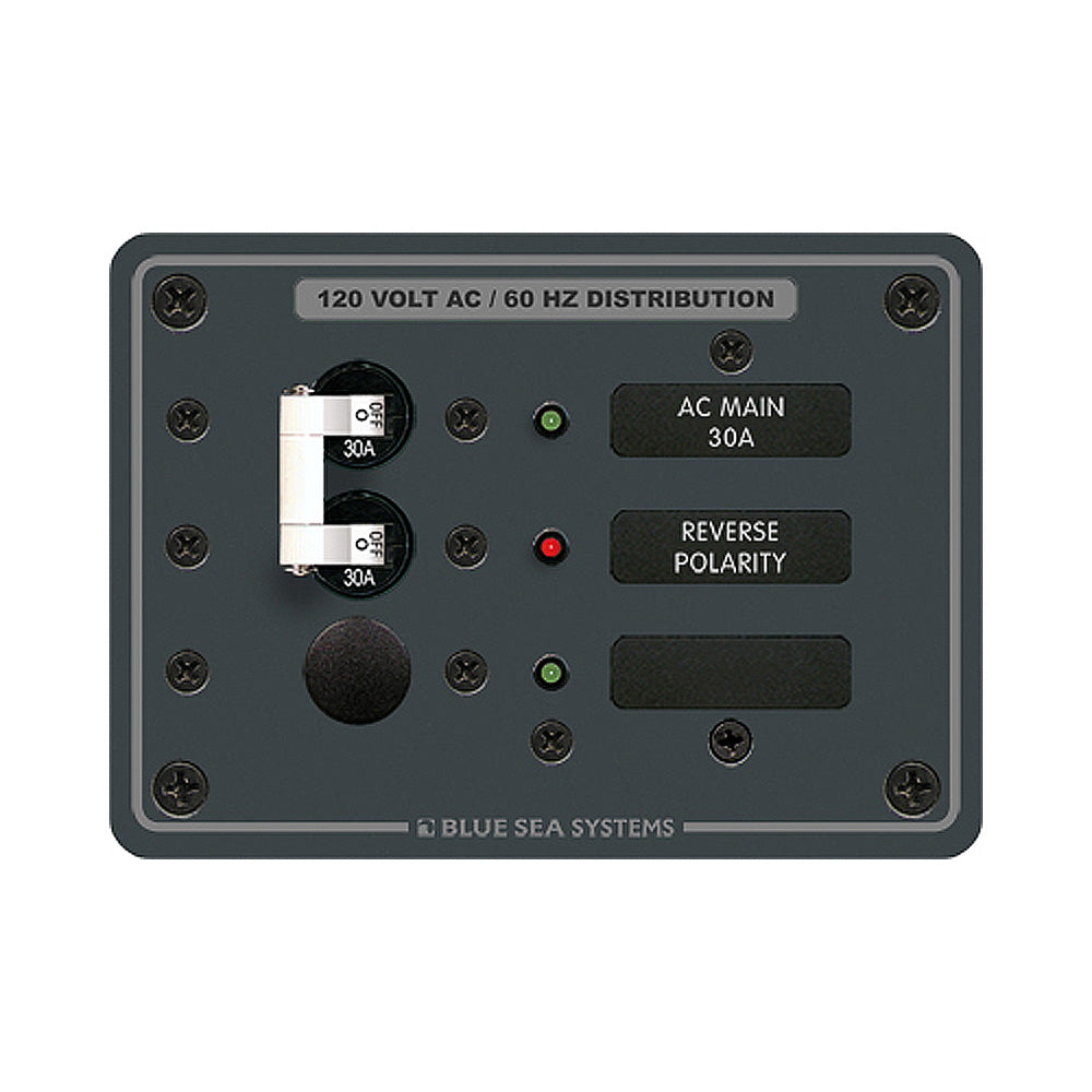 Blue Sea Systems 8029 AC Main +1 Position Breaker Panel - White Switches