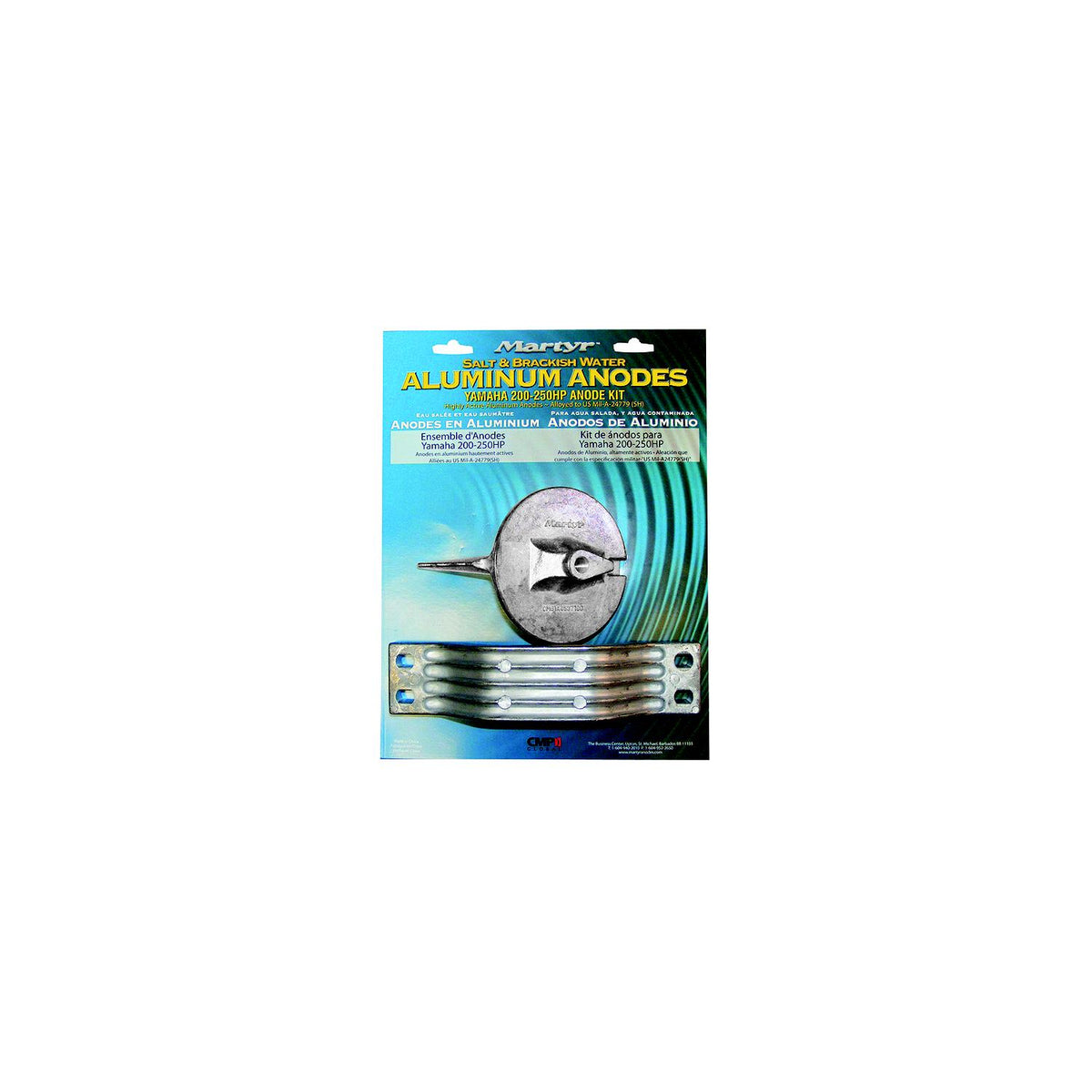 Martyr Yamaha Anode Kits - Aluminum CMY200250KITA