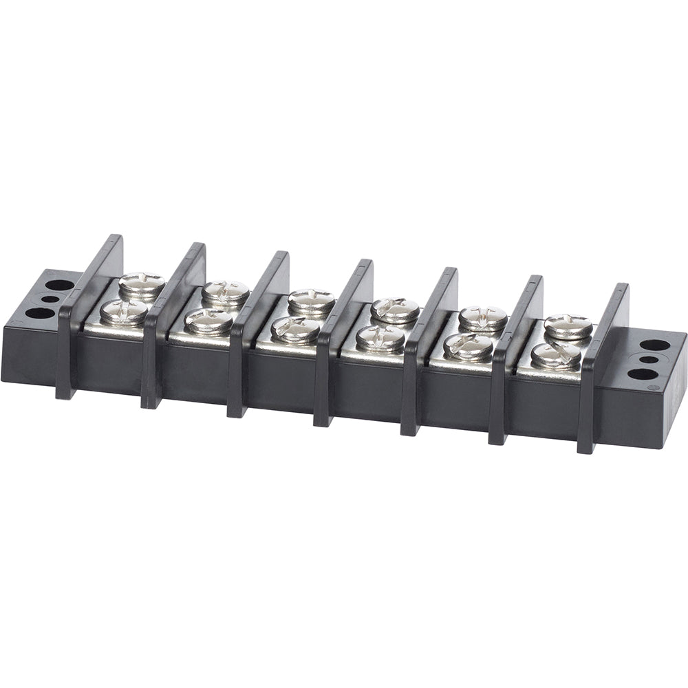 Blue Sea Systems 2606 Terminal Black 65AMP - 6 Circuit