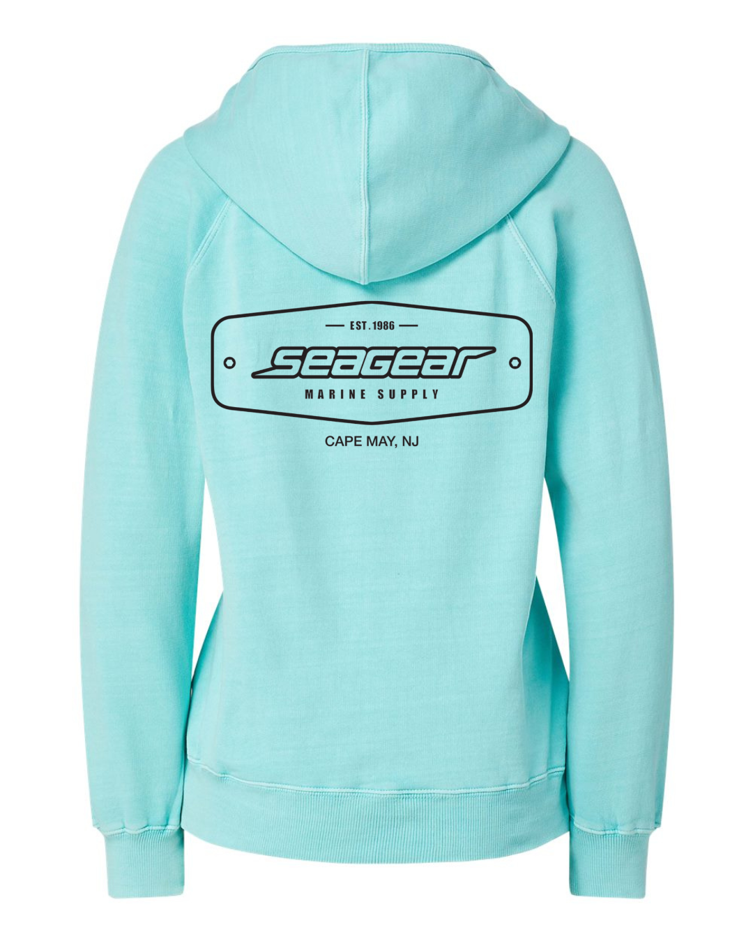 Logo Womens Coastal Color Hooded Sweatshirt W24707