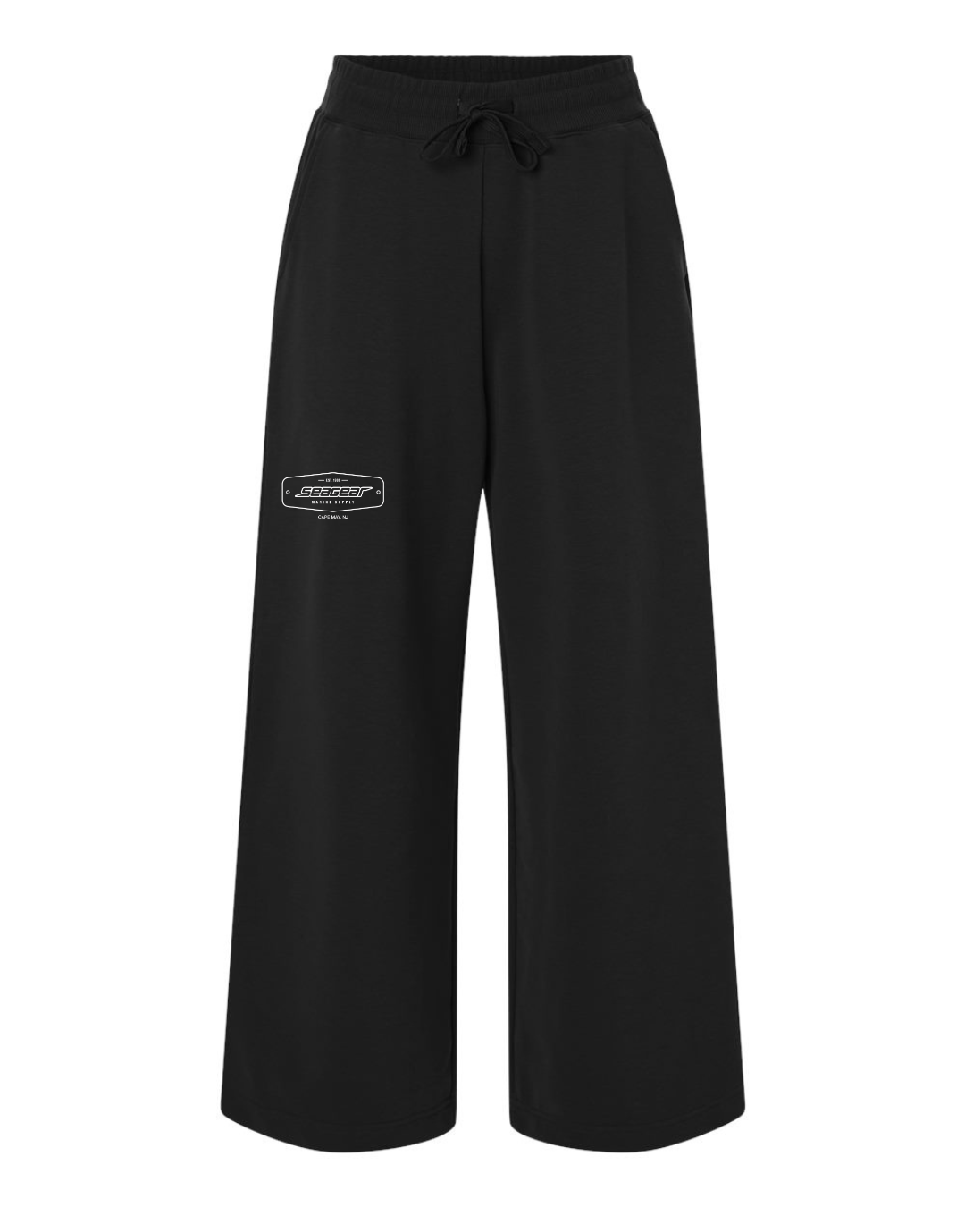 Logo Womens French Terry Wide Leg Pants FTP00
