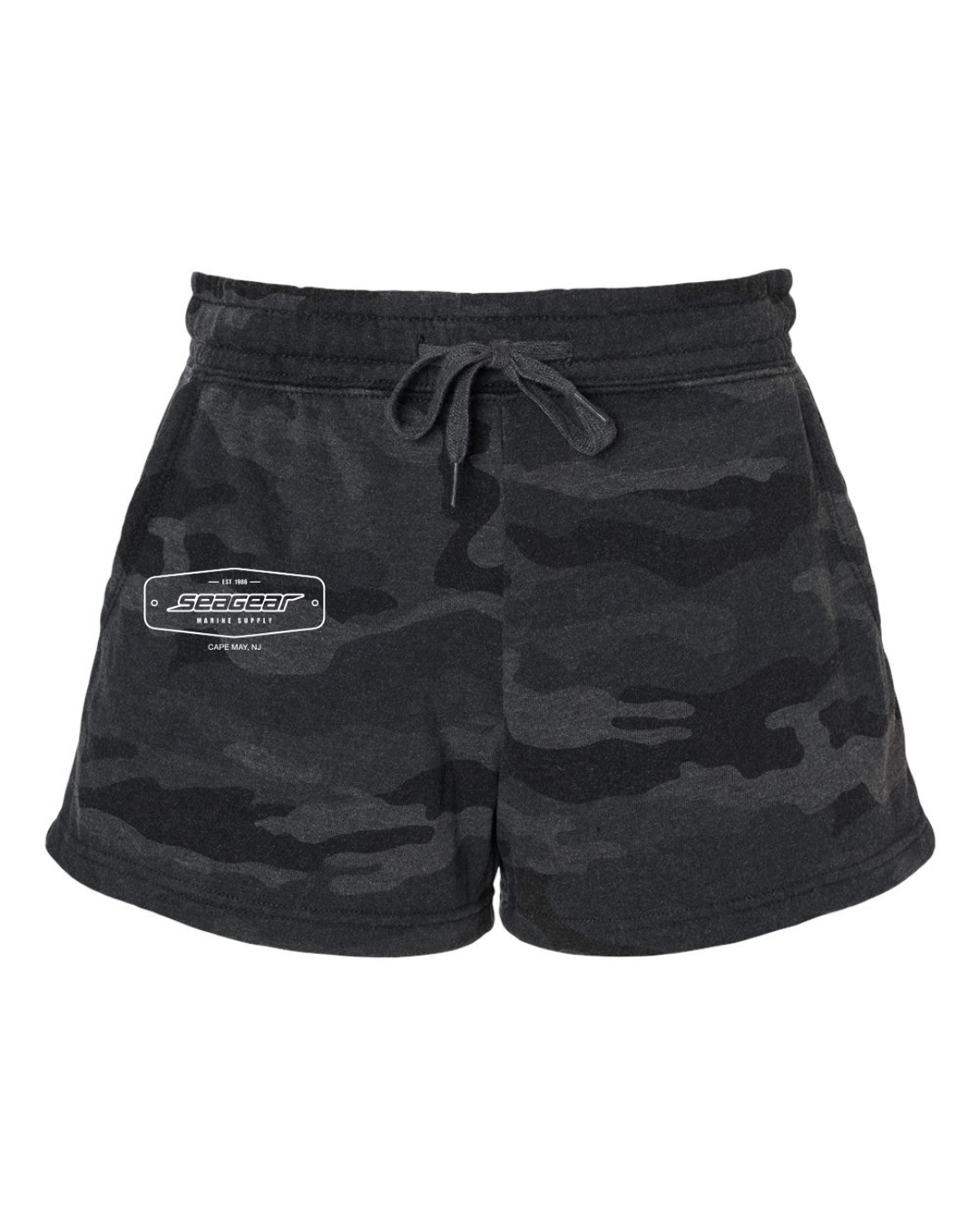 Logo Womens Wave Wash Fleece Shorts PRM20SRT