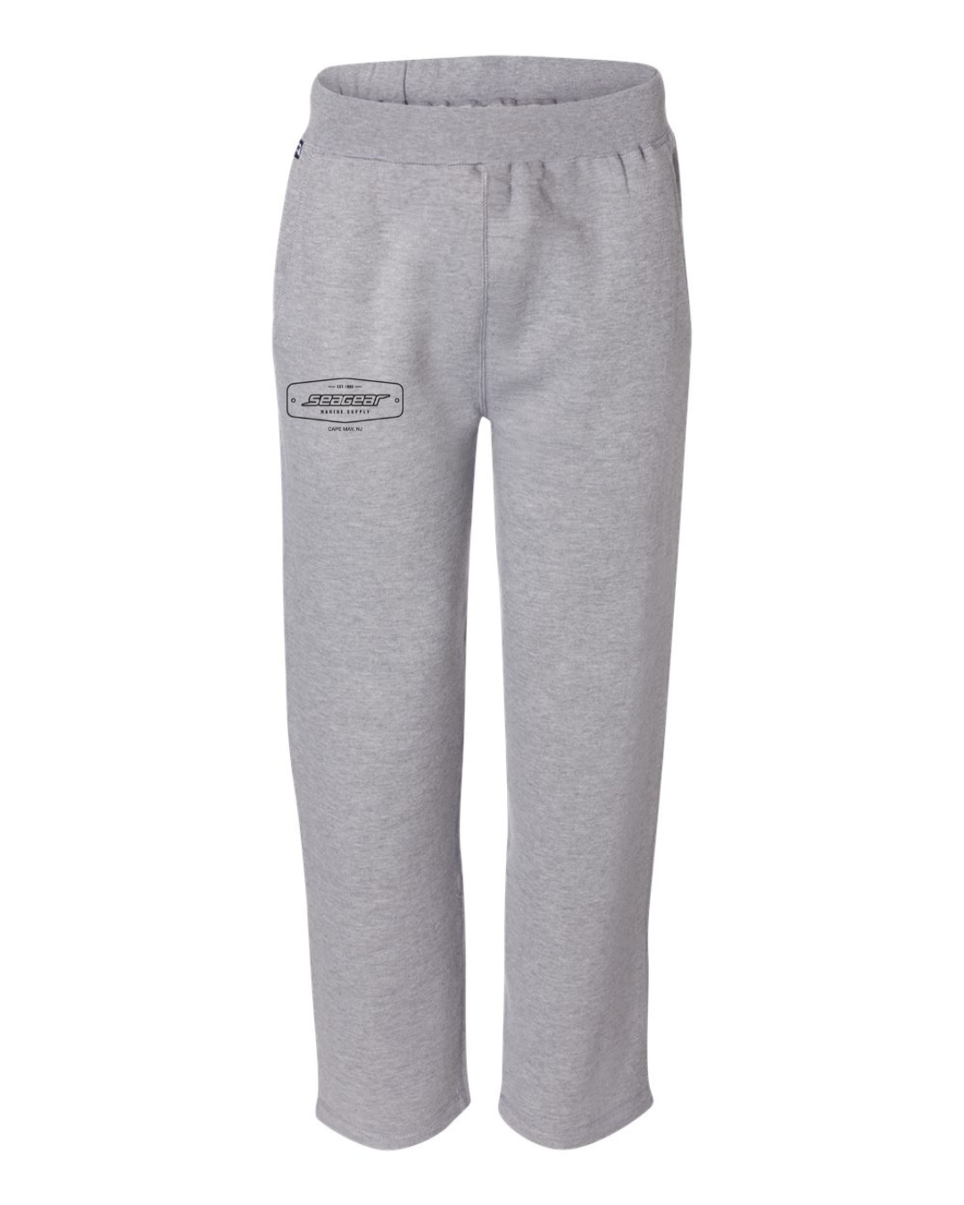 Logo Mens Open Bottom Sweatpants 8992