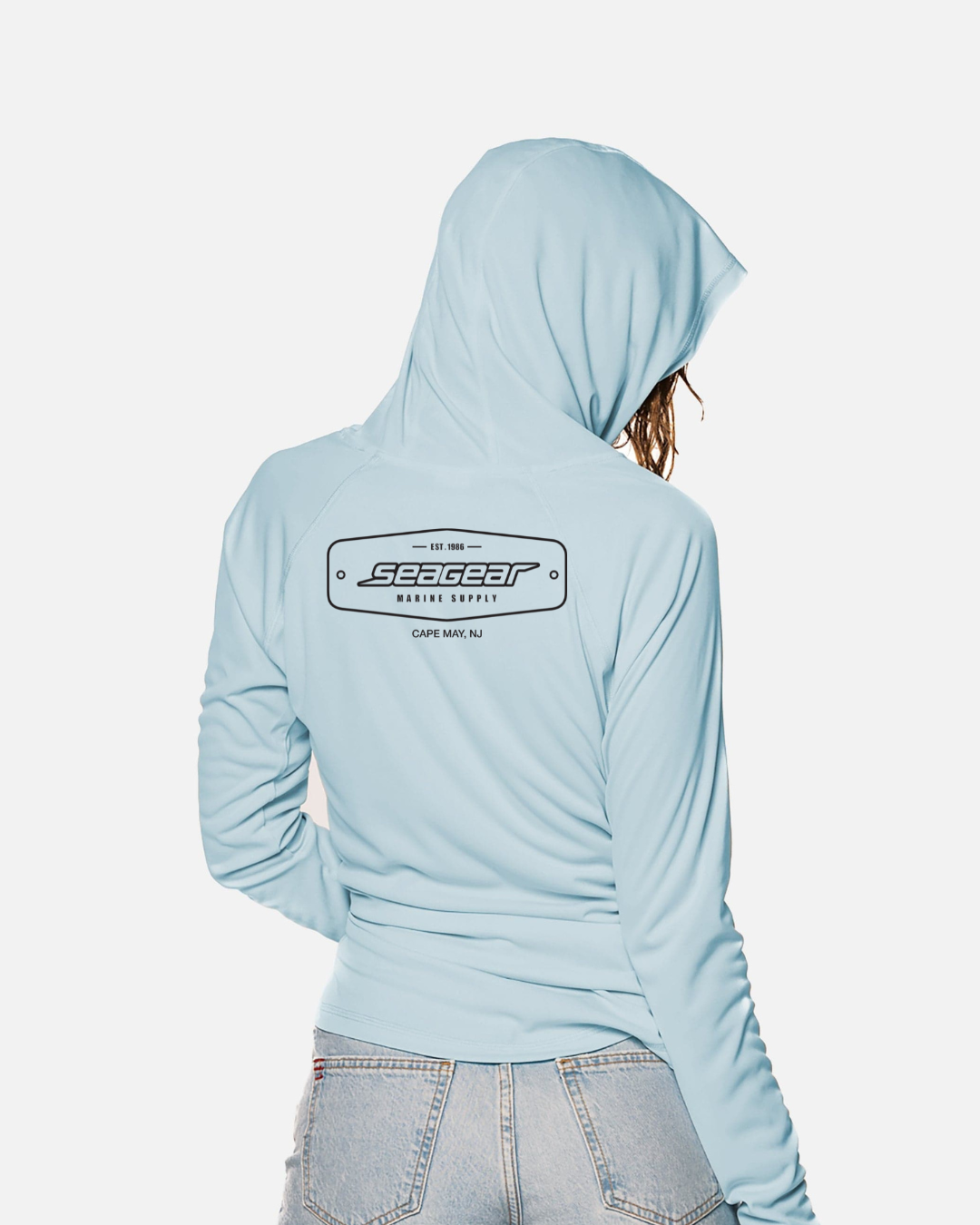 Logo Womens Solar Hoodie Vapor