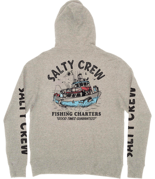 Salty Crew - Fishing Charters Hooded Flee