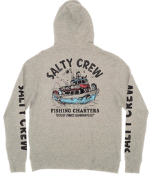 Salty Crew - Fishing Charters Hooded Flee