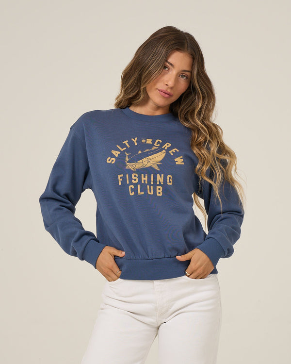 Salty Crew - Women's Fishing Club Crew Fleece