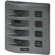 Blue Sea Systems 4304 WeatherDeck Water Resistant Fuse Panel - 4 Position - Grey