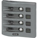 Blue Sea Systems 4374 WeatherDeck Water Resistant Circuit Breaker Panel - 4 Position - Grey