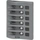 Blue Sea Systems 4376 WeatherDeck Water Resistant Circuit Breaker Panel - 6 Position - Grey