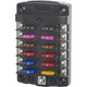 Blue Sea Systems 5034 ST Blade Fuse Block with out Cover - 12 Circuit with out Negative Bus