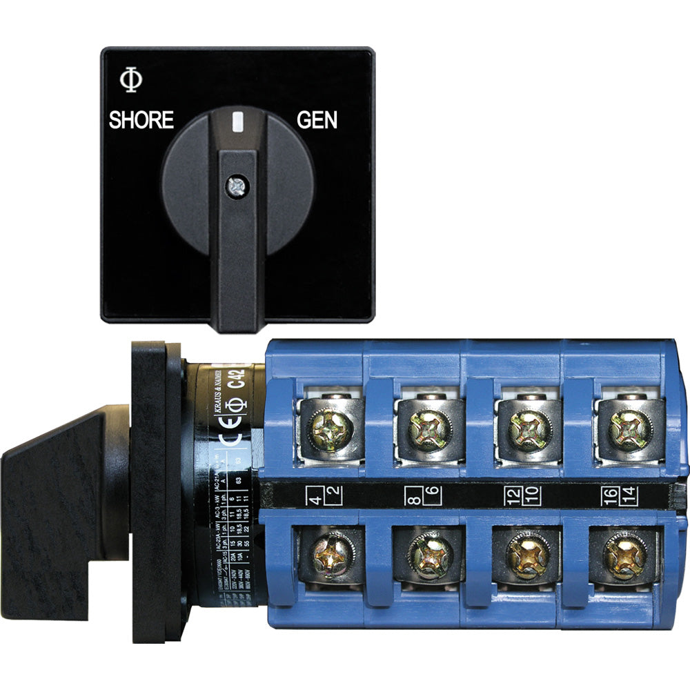 Blue Sea Systems 6337 Switch, AC 120V AC 30A OFF+2 Position