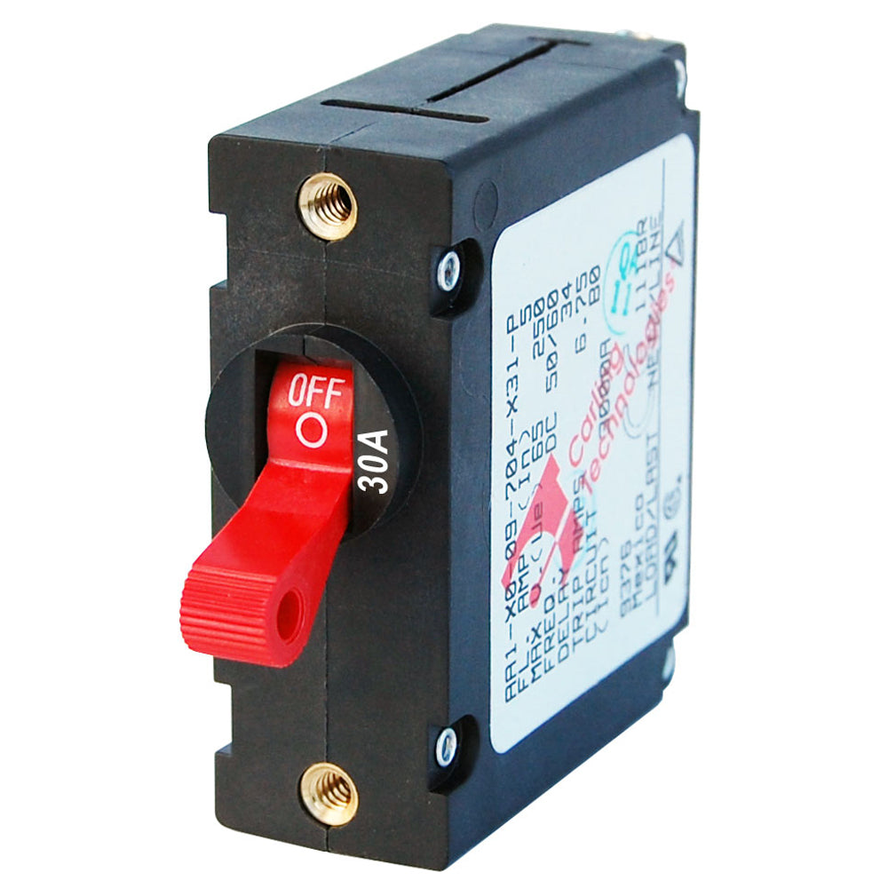 Blue Sea Systems 7221 AC / DC Single Pole Magnetic World Circuit Breaker - 30 Amp