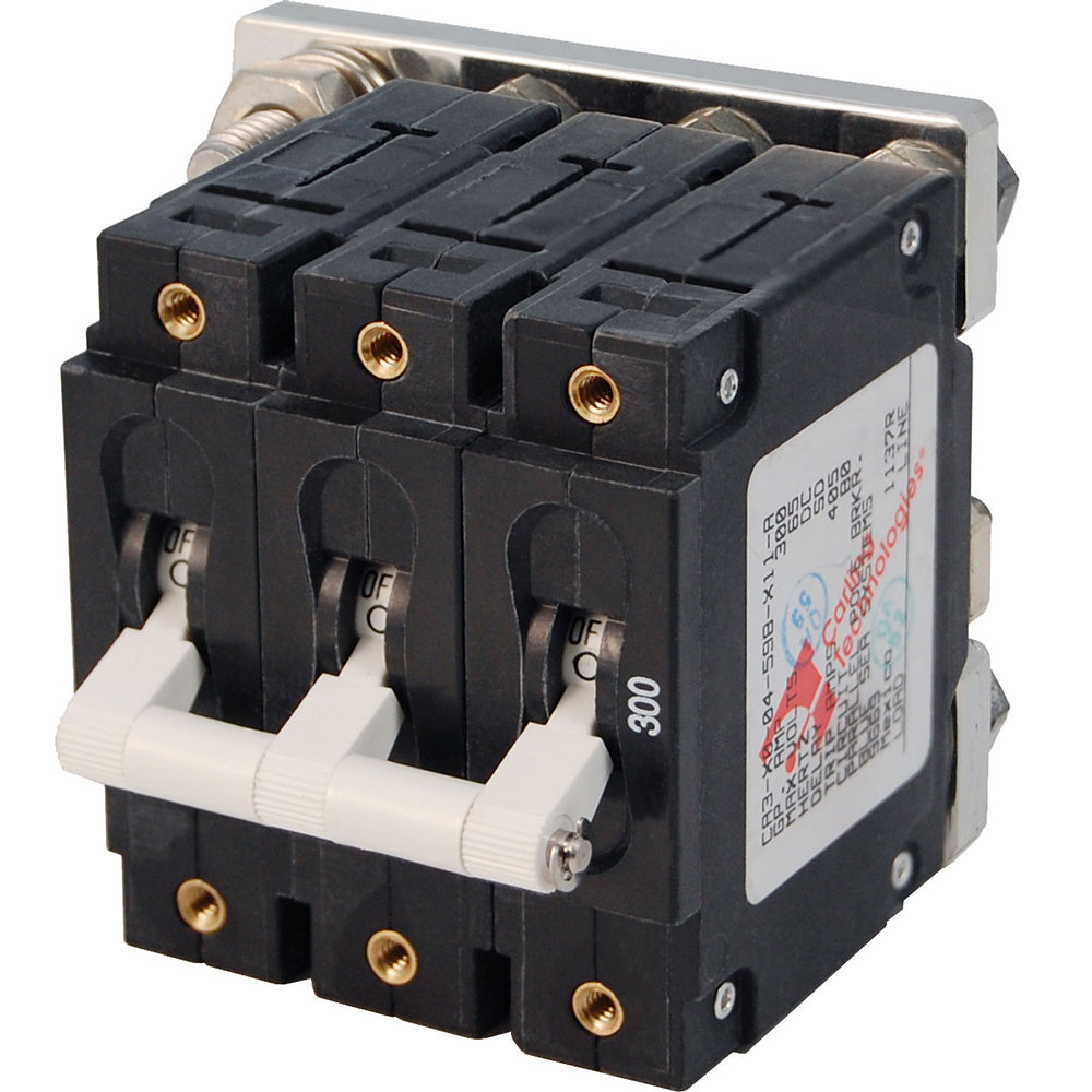 Blue Sea Systems 7271 300A C-Series Triple Pole Toggle DC Circuit Breaker