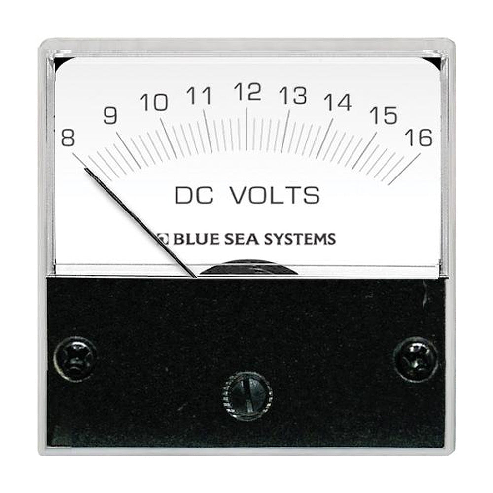 Blue Sea Systems 8028 DC Analog Micro Voltmeter - 2" Face, 8-16 Volts DC