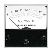 Blue Sea Systems 8028 DC Analog Micro Voltmeter - 2" Face, 8-16 Volts DC