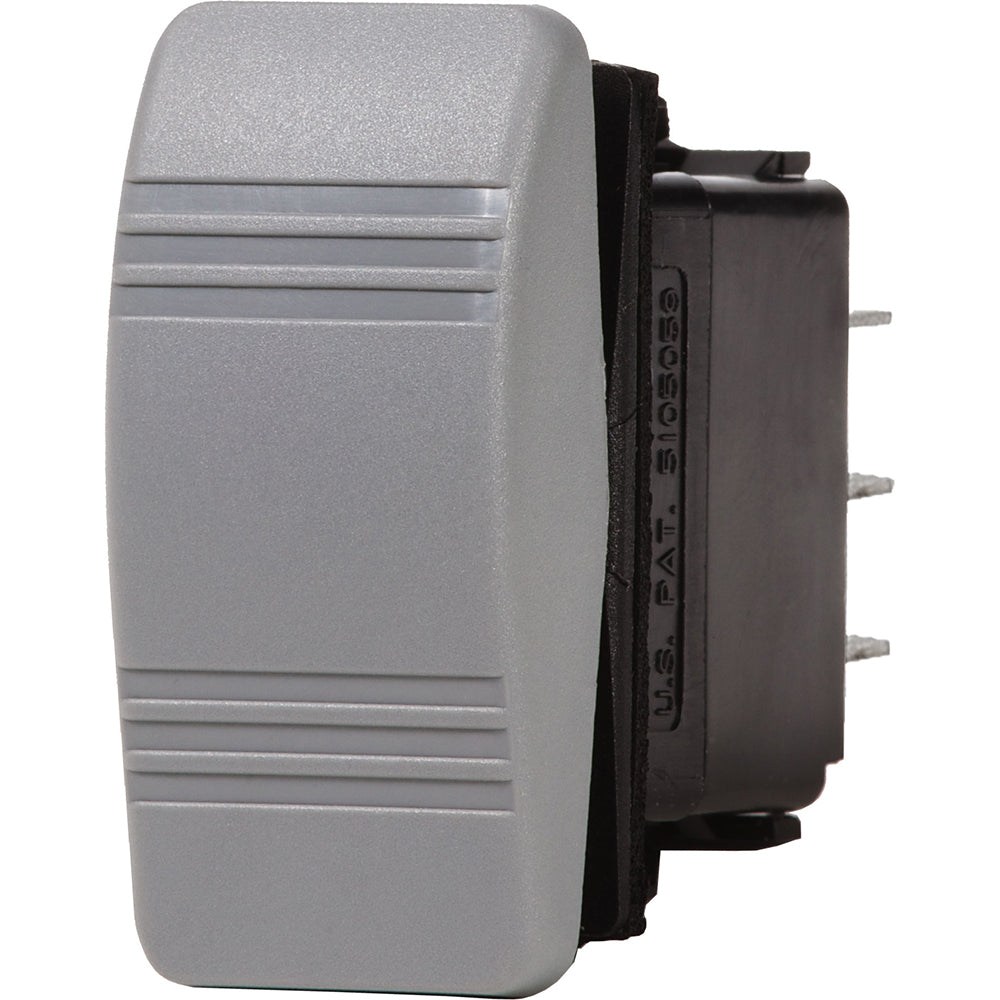 Blue Sea Systems 8222 Water Resistant Contura III Switch - (ON)-OFF-(ON) - Grey