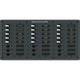 Blue Sea Systems 8264 Traditional Metal DC Panel - 24 Positions