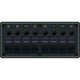Blue Sea Systems 8371 Water Resistant Panel - 8 Position - Black - Horizontal Mount