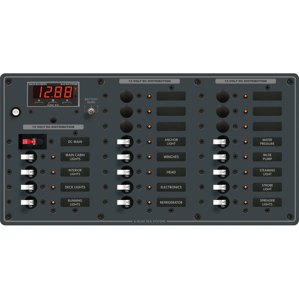 Blue Sea Systems 8379 DC Main + 20 Positions