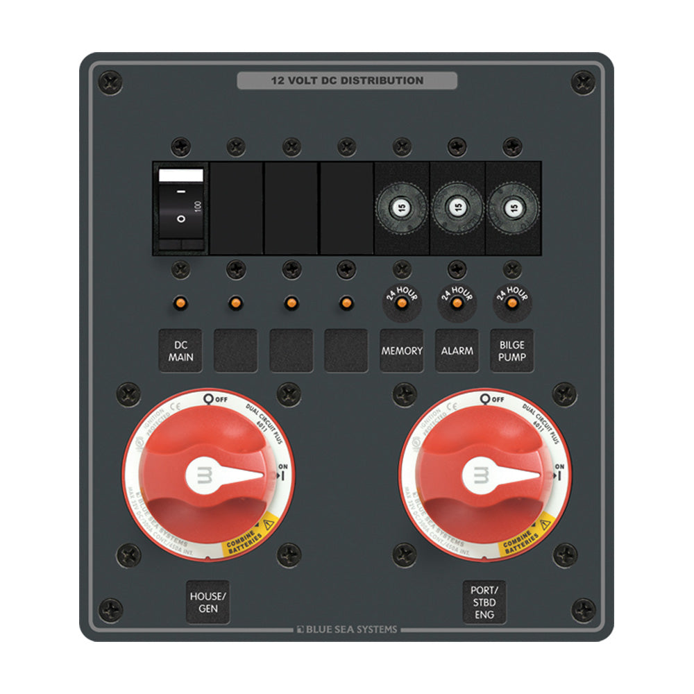 Blue Sea Systems 8689 m-Series Dual Circuit Plus 2 of PN 6011