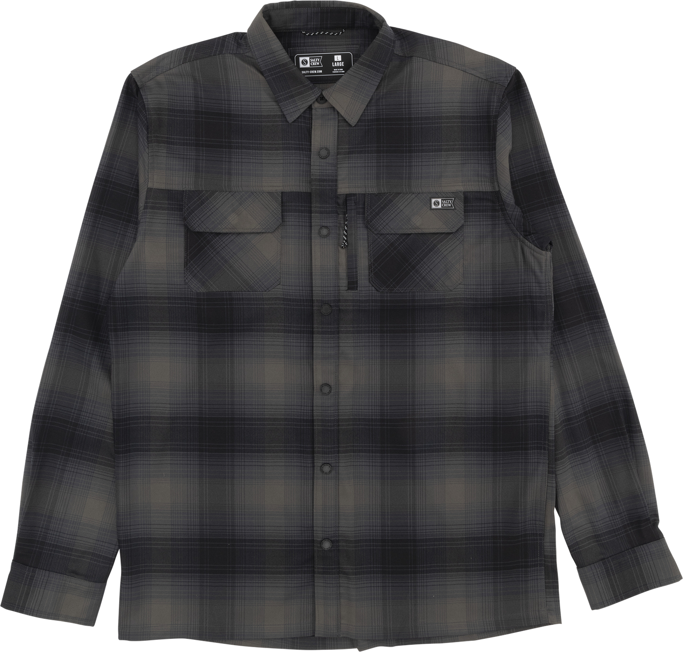 Salty Crew - Fathom LS Tech FlanneL