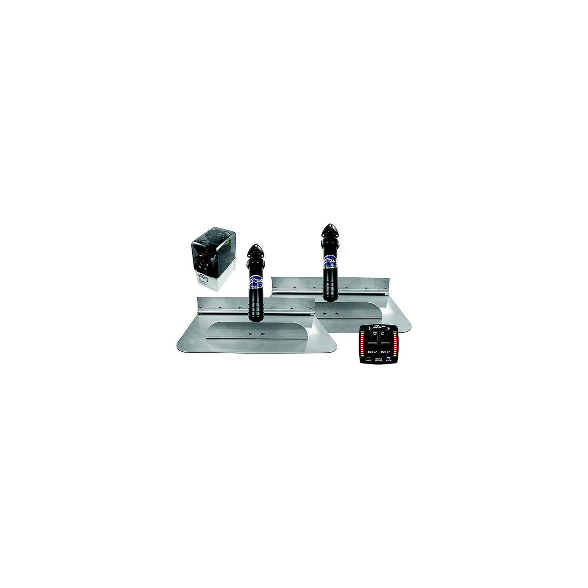 Bennett Classic Hydraulic Trim Tab Kit With OBI9000H Integrated Helm Control, 18" x 12"