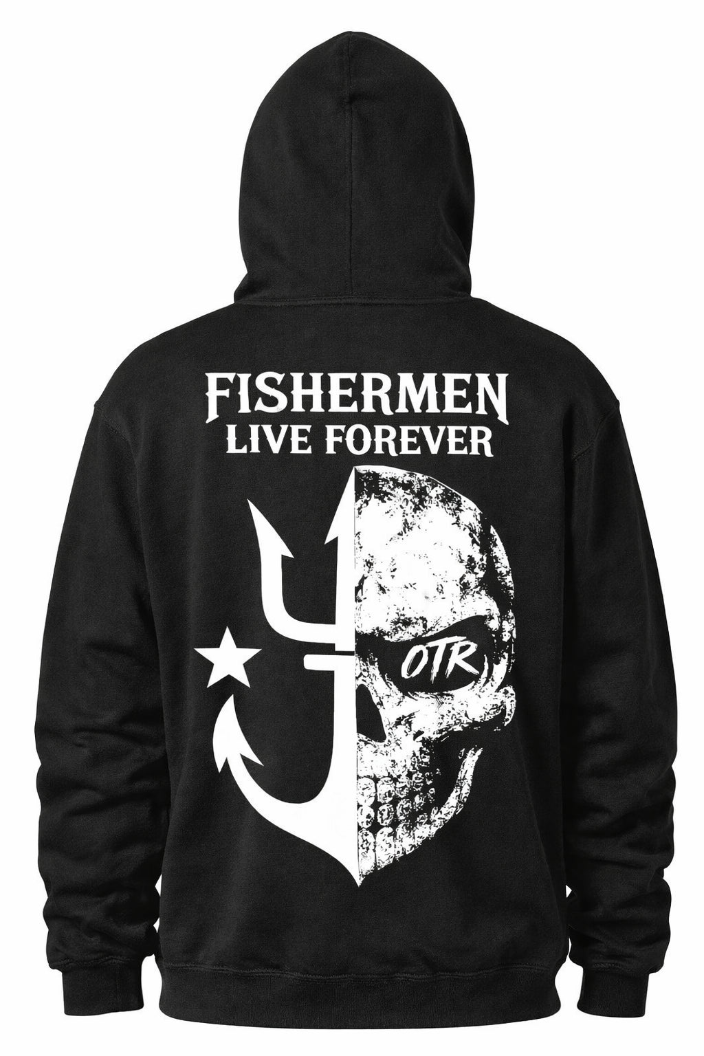 Over The Rail Co. - Over The Rail Fisherman Live Forever Hoodie