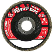 Weiler - Saber Tooth Angled Ceramic Flap Discs