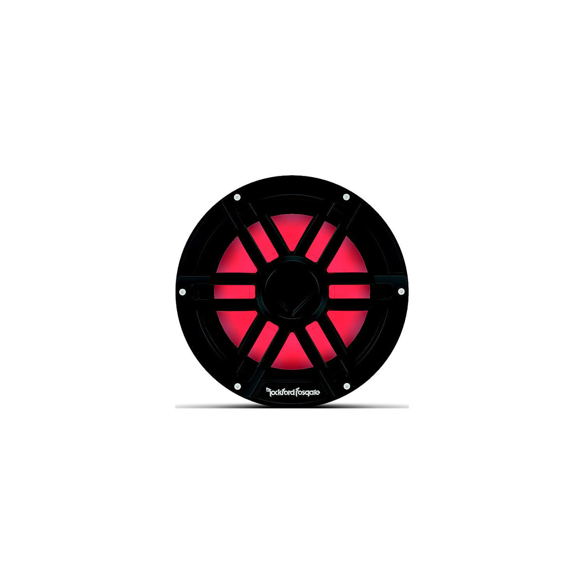 Rockford Fosgate DVC 2Ω Color Optix™ Marine Subwoofer, 10" with Black Grills