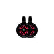 Rockford Fosgate Color Optix™ 2-Way Wake Tower Can Speakers, 8" with White & Stainless Grills