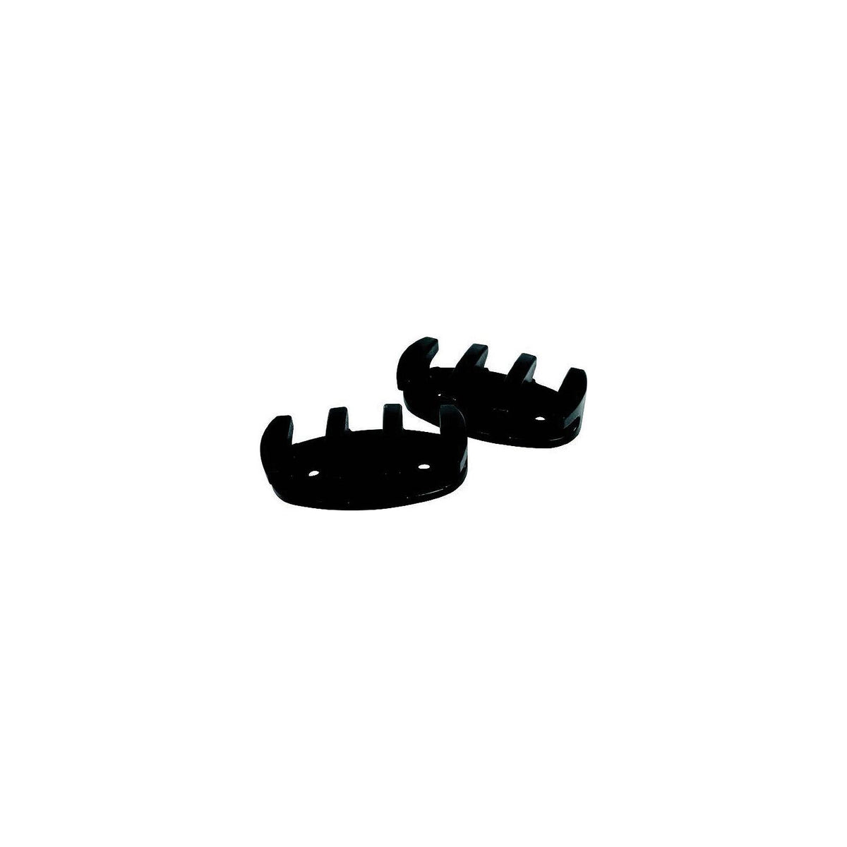 Attwood Marine 3-1/2" Zig-Zag Cleat, Black Nylon (2 Per Pack)