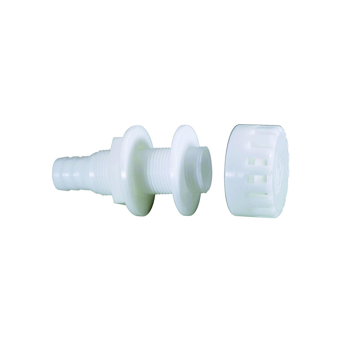 Attwood Marine 3/4" Acetal Thru Hull With Strainer, White