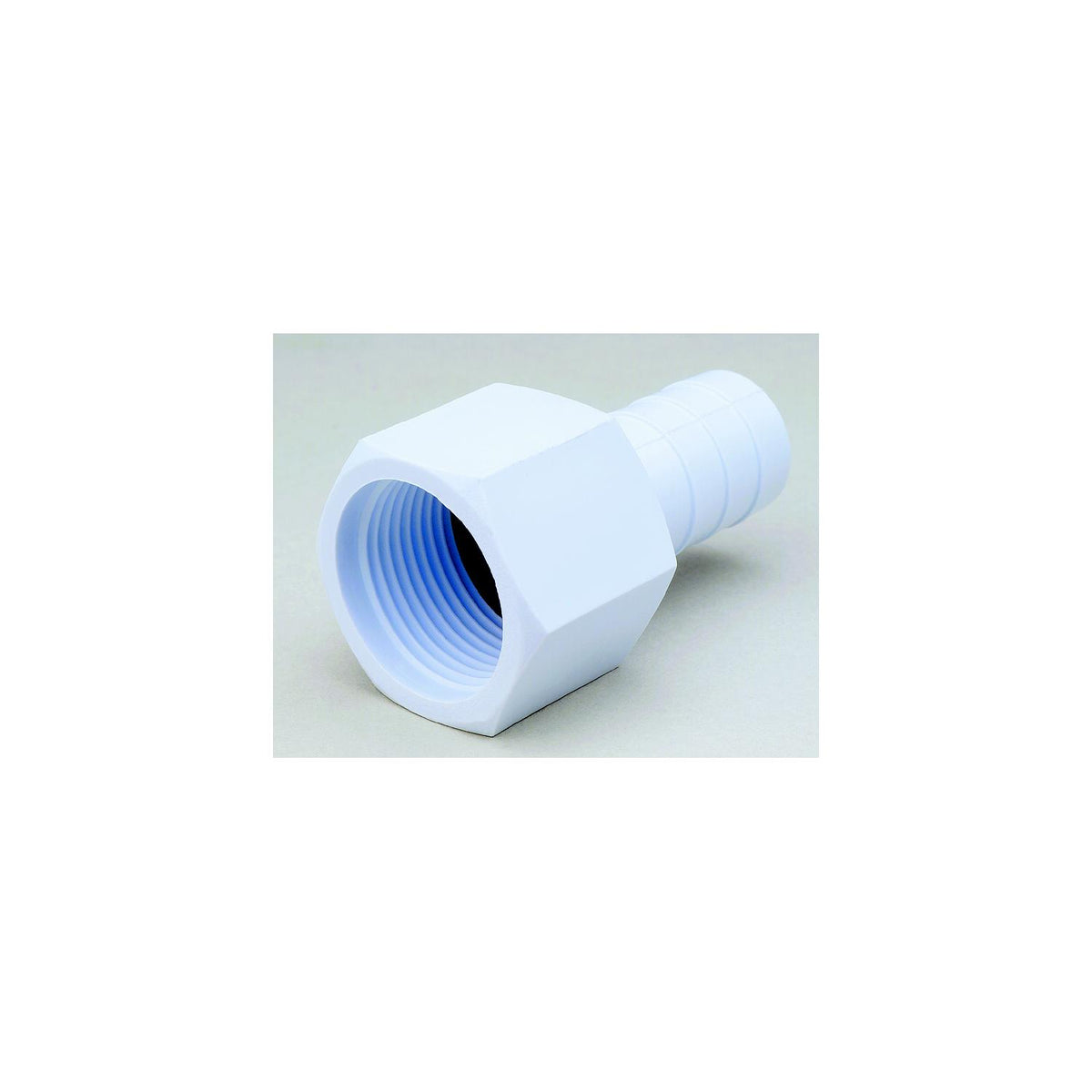 Attwood Marine Acetal Connector 3/4"-14 NPSM To 3/4" I.D. Hose Fitting, White