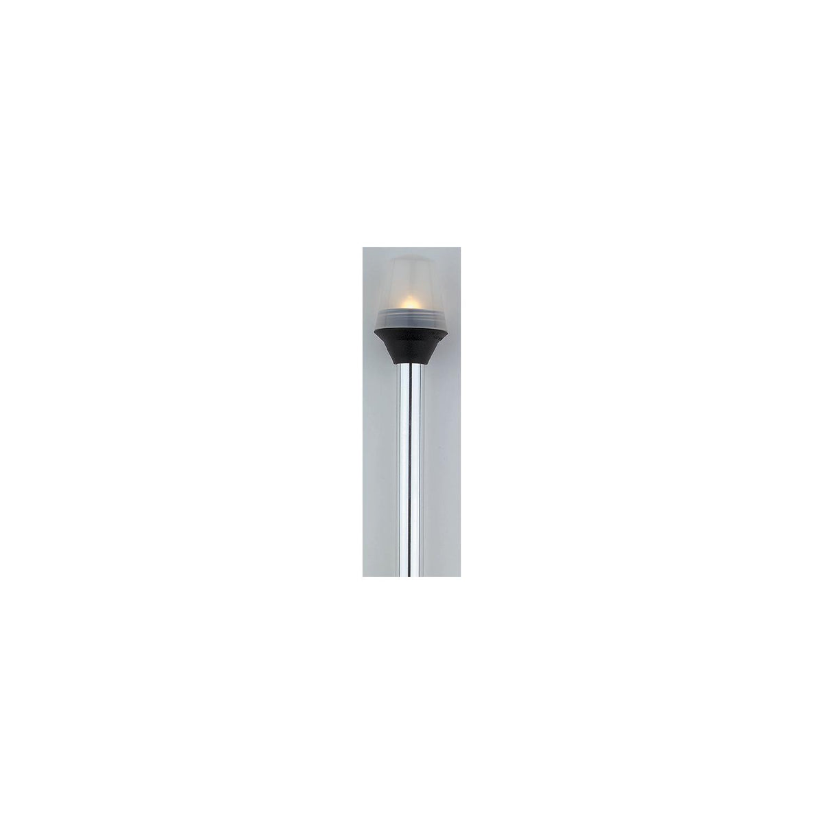 Attwood Marine Frosted Globe All-Round Light, 2-Pin Standard Pole 24"