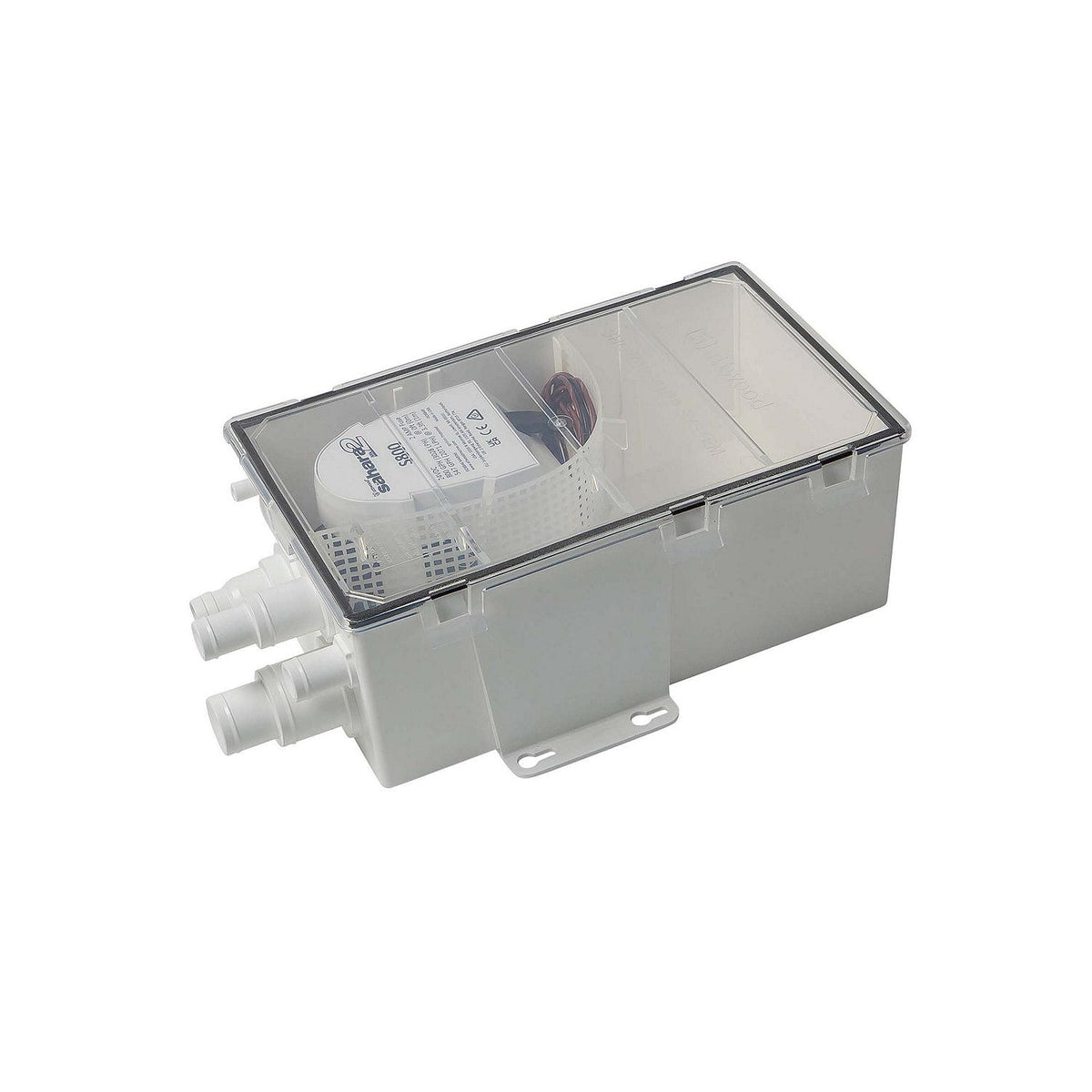 Attwood Marine Marine 51454 Shower Sump Pump Systems MK2, 2A Fuse, 800 GPH, 3/4" I.D., 24 Rated Voltage, Standard, 22" Wire