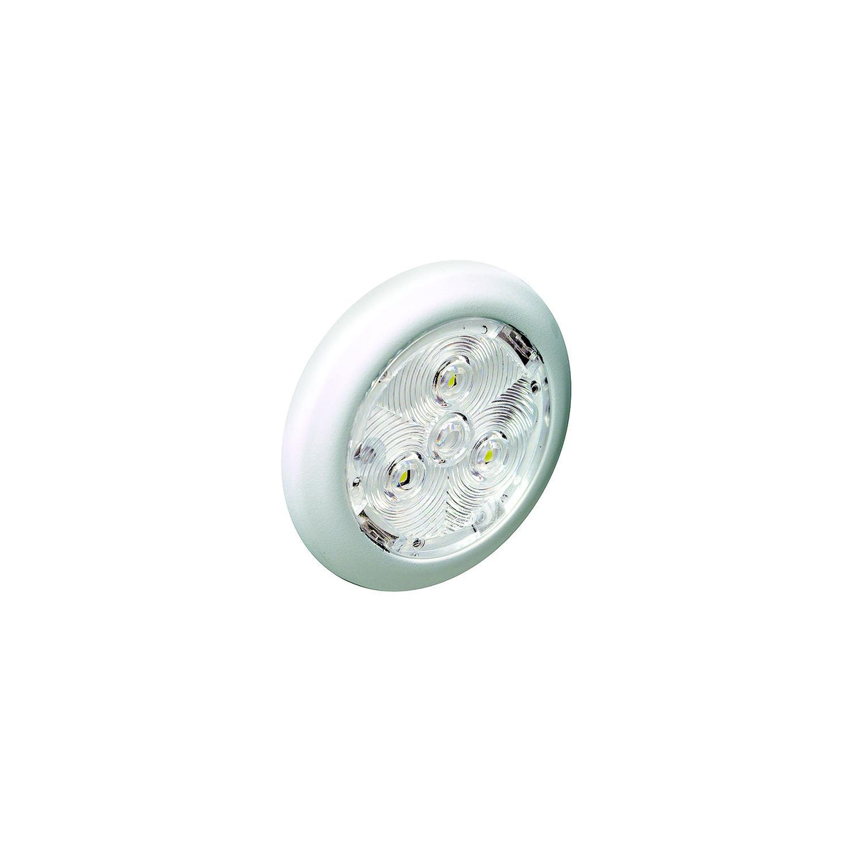 Attwood Marine 2-3/4" Warm White Interior/Exterior Light with White Bezel