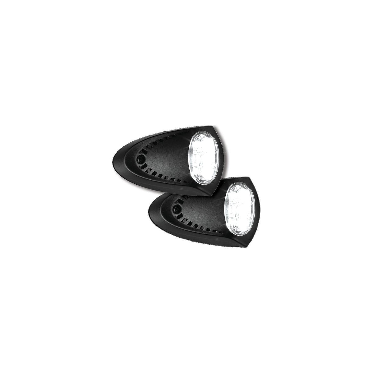 Attwood Marine Black LED Docking Lights, 2.8" x 4.5"